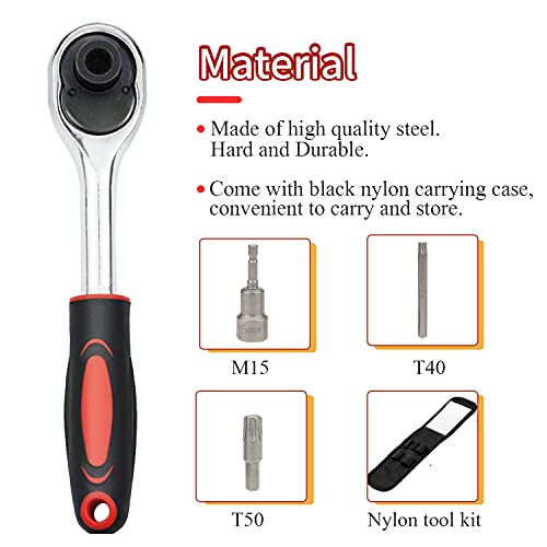 Red Torx Screw Removal Tool Kit for Jeep Wrangler Q22629