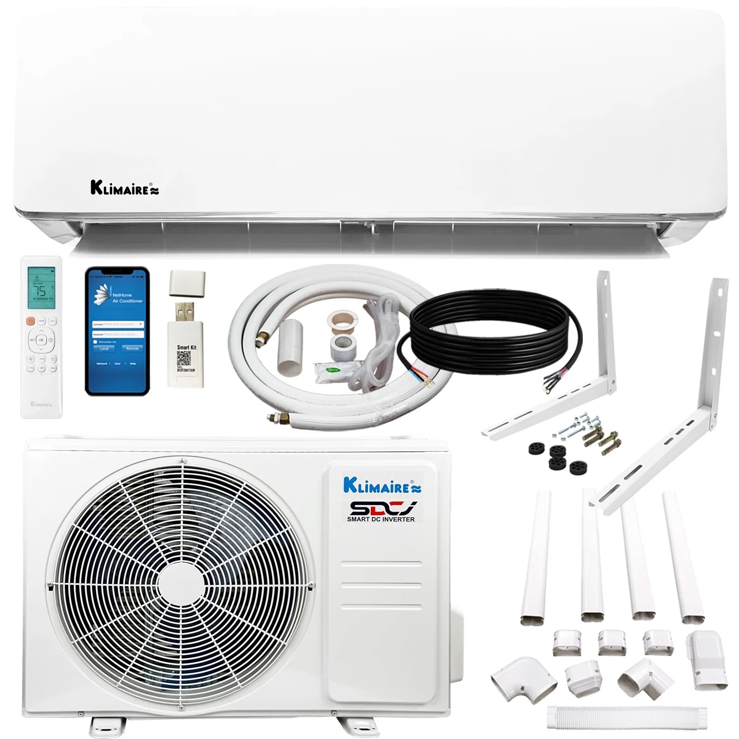 24,000 Btu 18.5 SEER2 Ductless Mini-Split Heat Pump Air Conditioner P89045