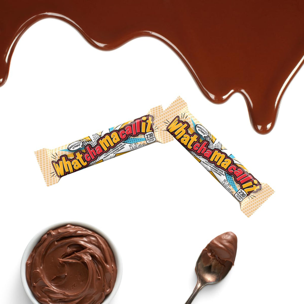 Chocolate Peanut Flavored Crisps and Caramel Candy, Pack of 1 LB D17223