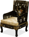 Black Lacquer Wooden Arm Chair T811507