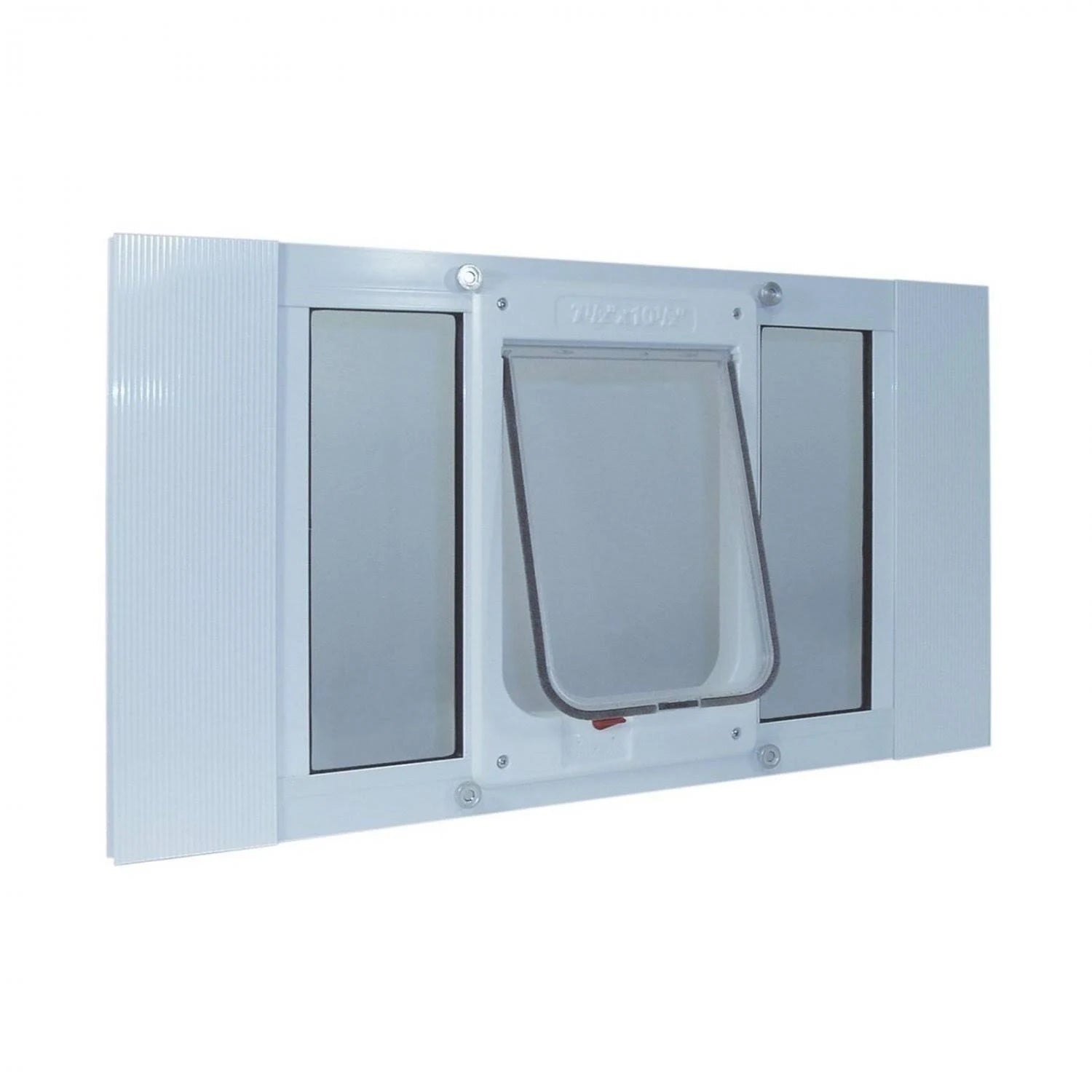 White Aluminum Pet Door B295