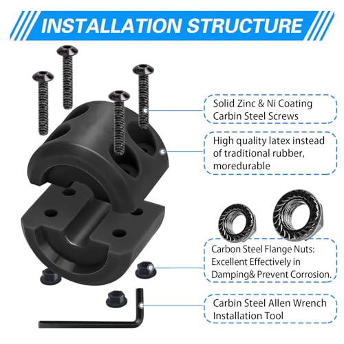 Black Trailer Winch Cable Hitch Stopper with Metal Installation Tool W142