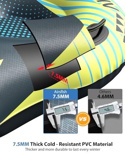 Inflatable Snow Sled with Towable Leash Z920