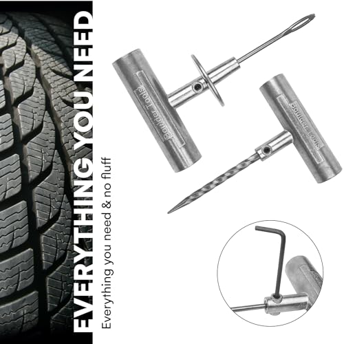 Compact Tire Repair Kit with Molle Storage Pouch L6909