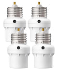 2 Pack E26/E27 Light Sensor Socket Adapter O347