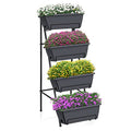 Brick Red 4 Tier Raised Garden Bed M77852