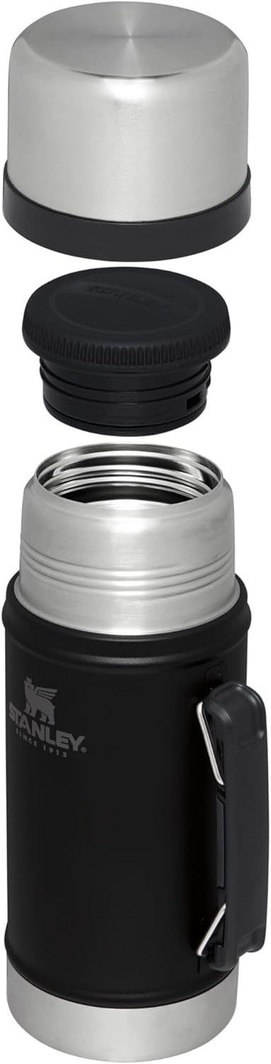 Matte Black 1.0qt Vacuum Insulated Stainless Steel Food Jar O954