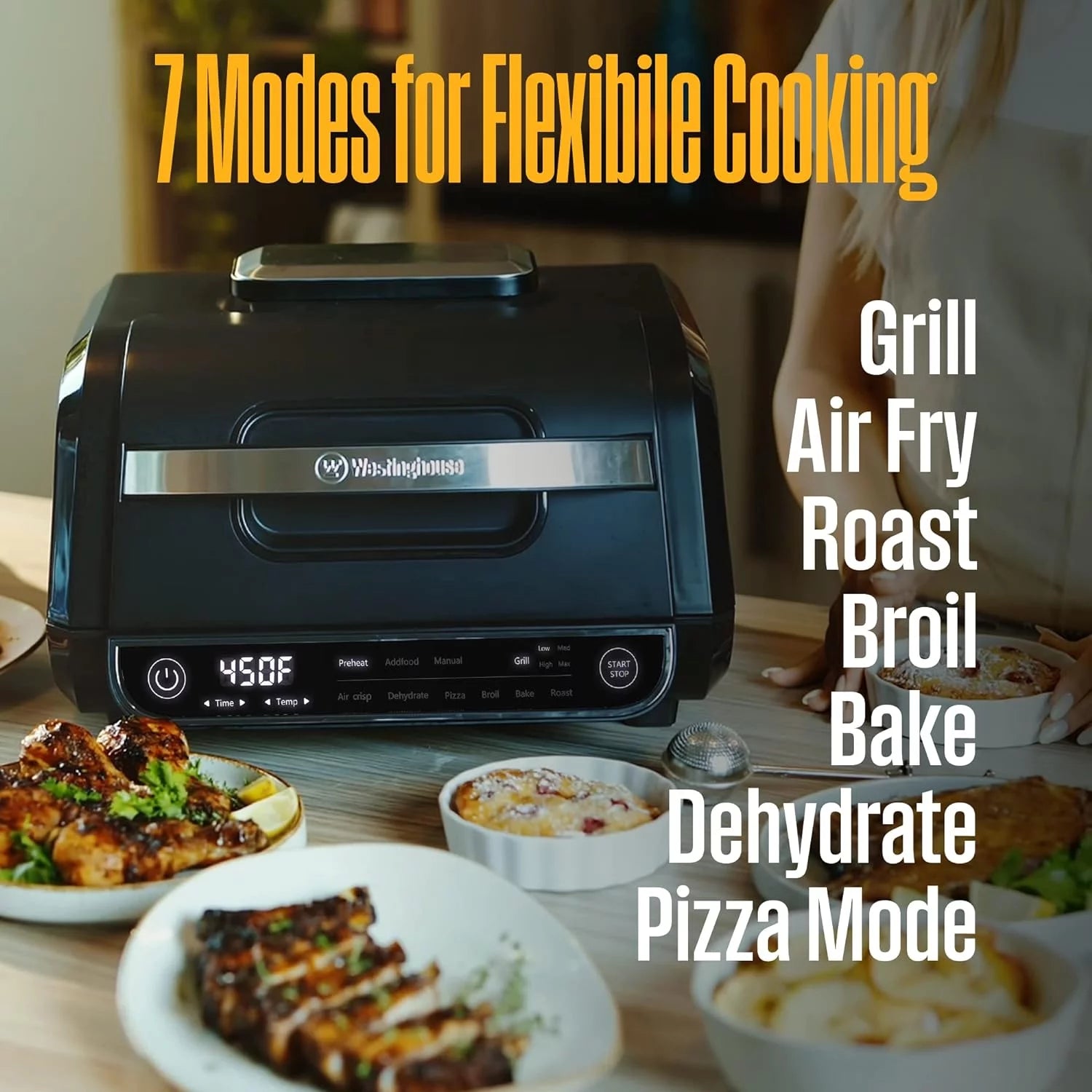 7 in 1 Air Grill - Black X2270