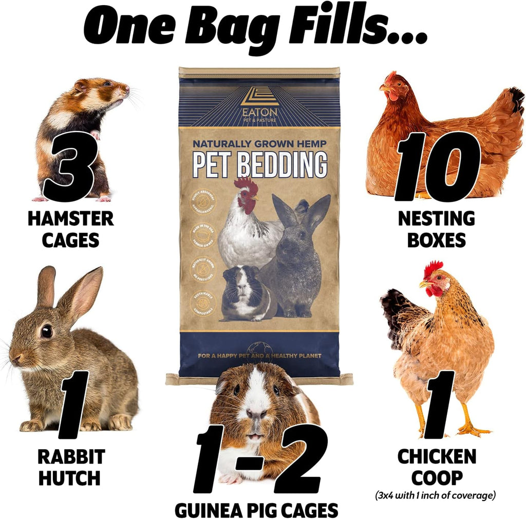 Naturally Grown Hemp Pet Bedding 28L I51651