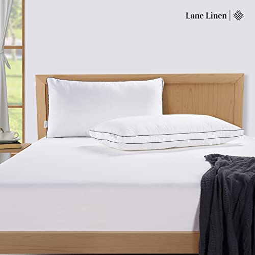 King Size Set of 2 White Down Alternative Pillows U424