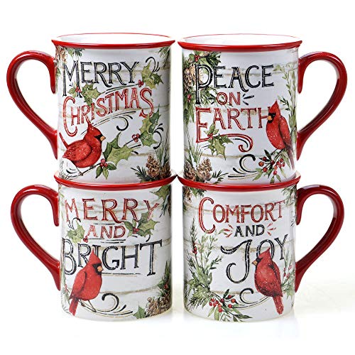 16 oz Ceramic Mugs Set of 4 K75163