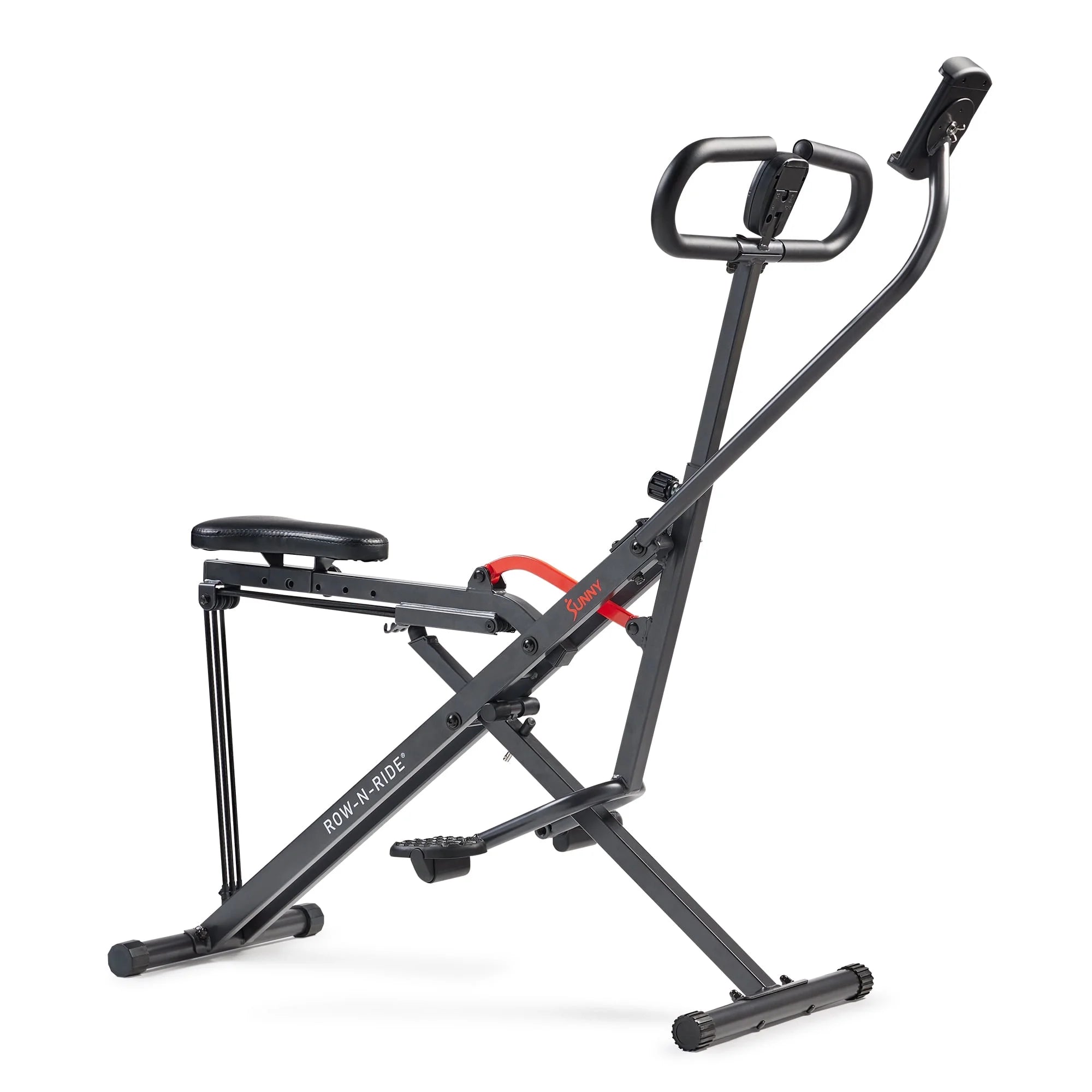 Smart Upright Row-N-Ride Exerciser, Squat Assist Trainer with Adjustable Resistance, Foldable F8828