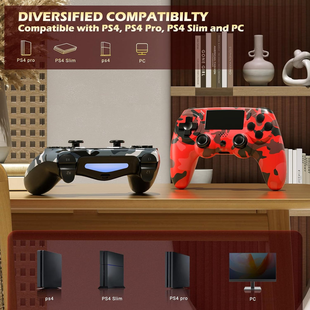 2 Pack Wireless Controller for PS4 J510