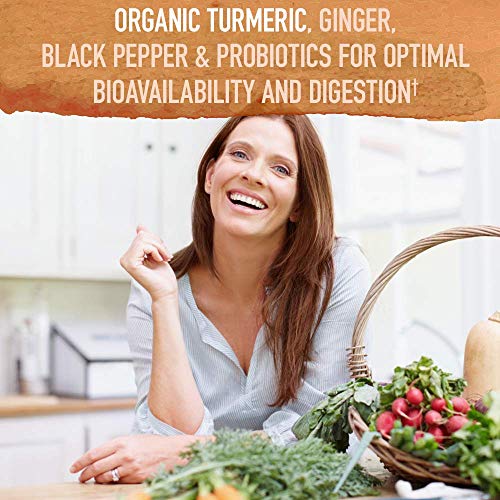30 Tablets Turmeric Joints & Mobility Support 500mg Curcumin Black Pepper Organic Herbal Supplements Y350
