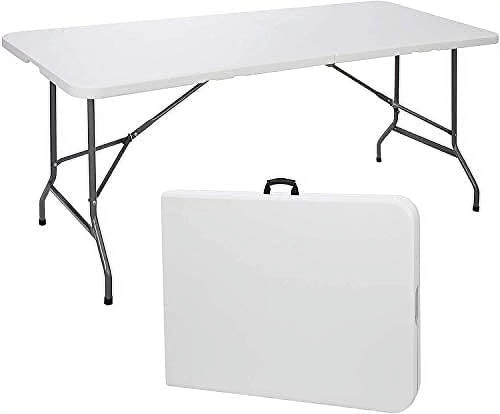 6ft Bi-Fold Folding Plastic Table B972643