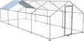 Large Metal Chicken Coop with Waterproof Anti-Ultraviolet Cover B570399