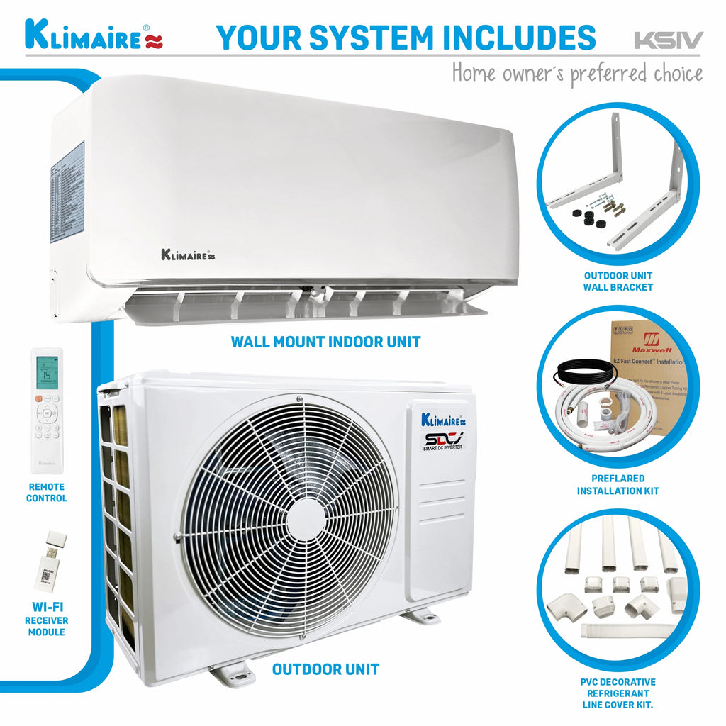 24,000 Btu 18.5 SEER2 Ductless Mini-Split Heat Pump Air Conditioner P89045