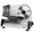 Electric Deli Food Slicer with Removable 7.5'' Serrated & Stainless Steel Blade F977983