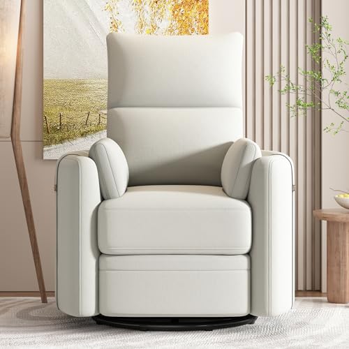 Beige Power Lift Recliner Chair with Adjustable Massage and Heating A86250