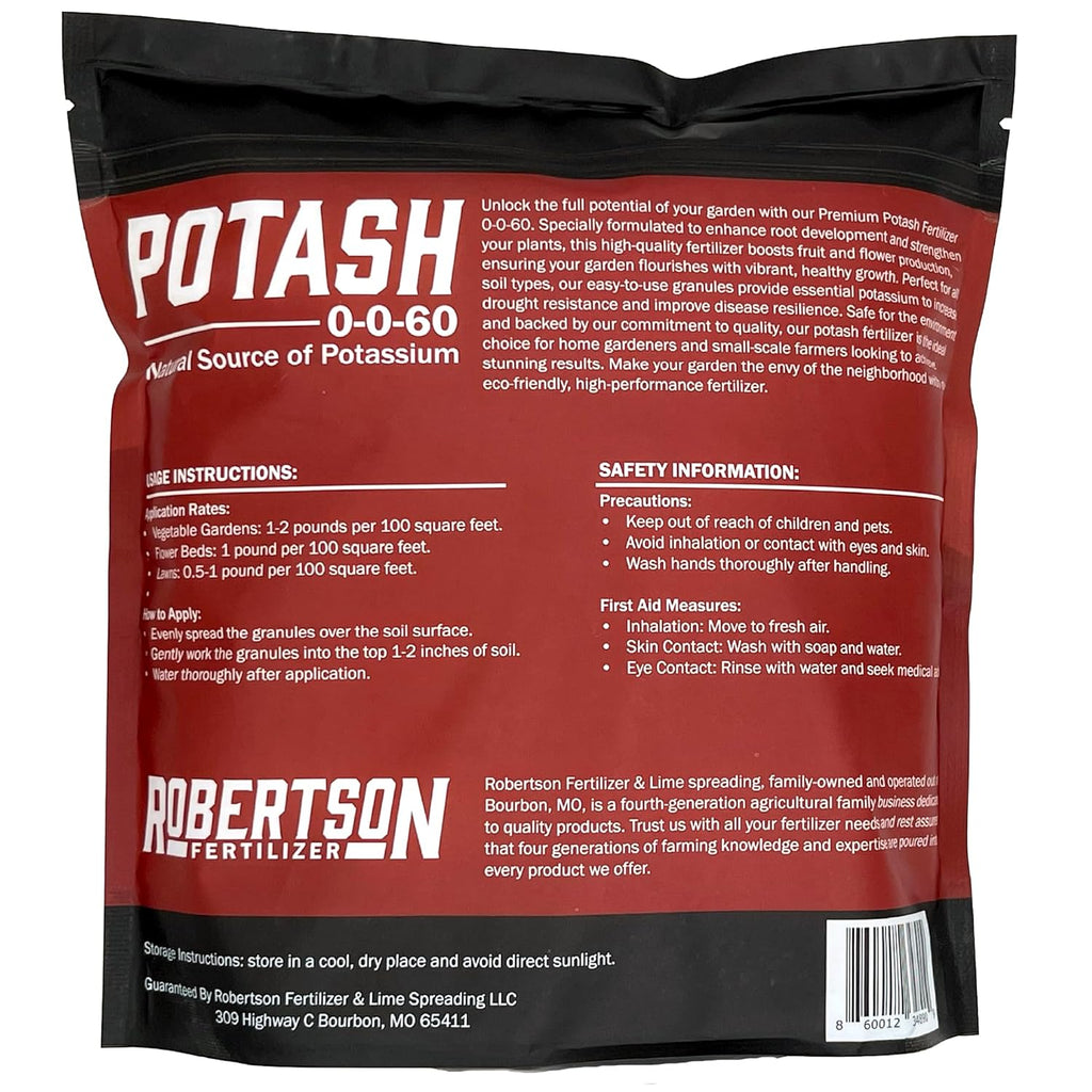 0-0-60 Potash Fertilizer, 5 lb J500