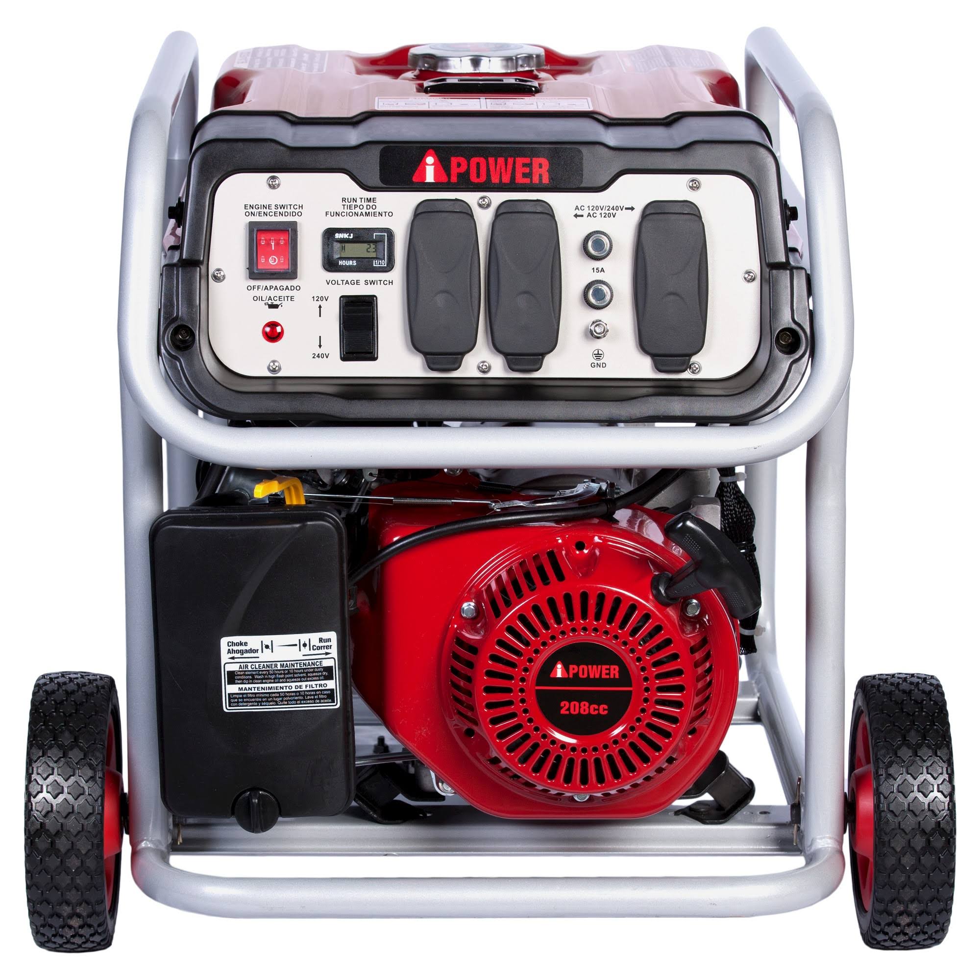 4000W Recoil Start Gasoline Portable Generator B208