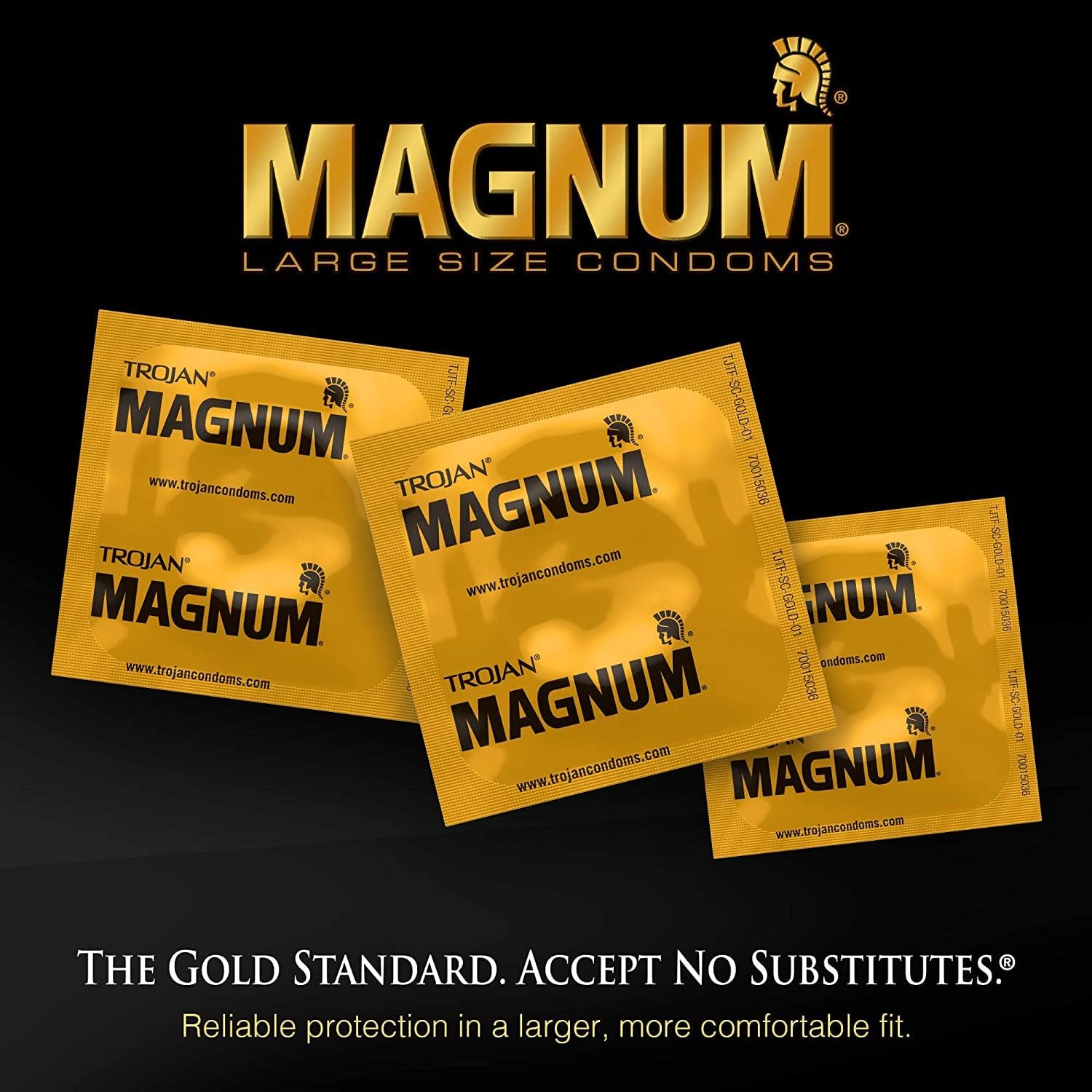 Magnum Lubricated Condoms, Extra Large, 12 Count Y242116