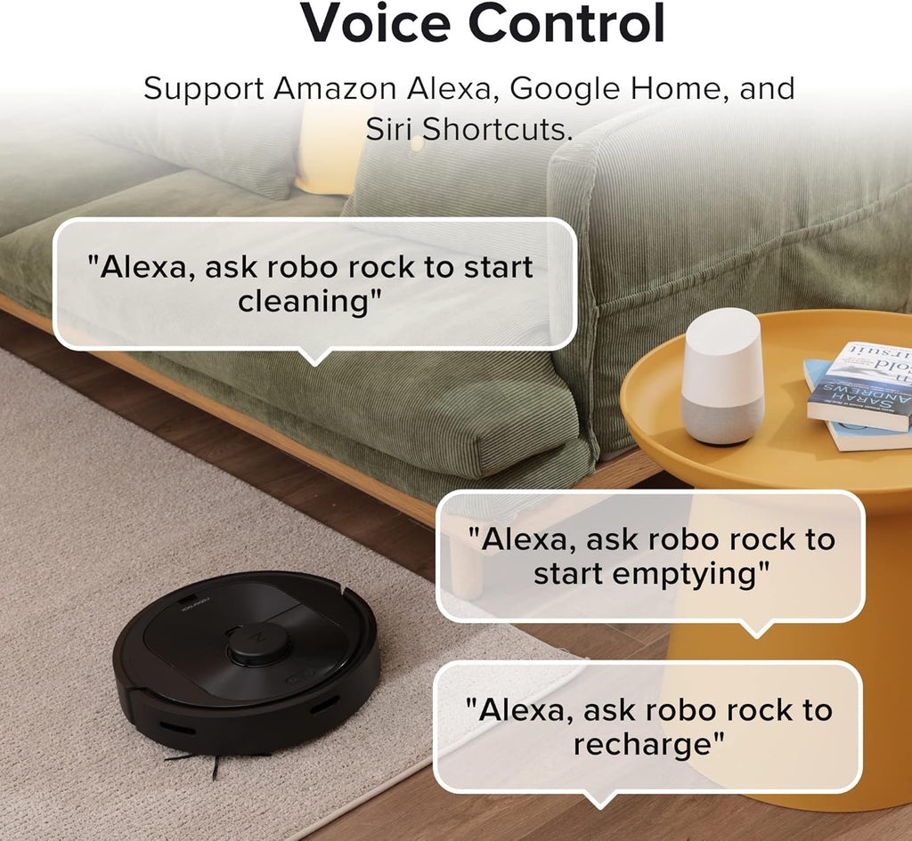 Robot Vacuum with Self-Empty Dock, 2700Pa Max Suction, 180mins Max Run-Time S85938