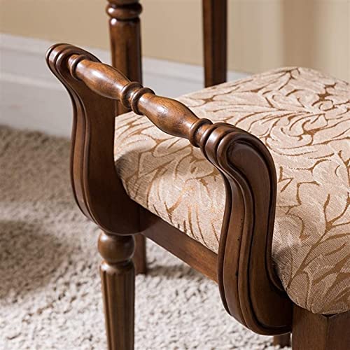 Vanity Stool Chair with Backrest W610