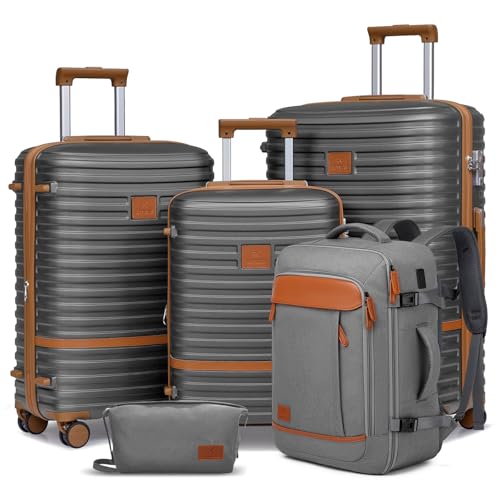 Expandable Carry on Luggage Suitcase with Spinner Wheels Q1226