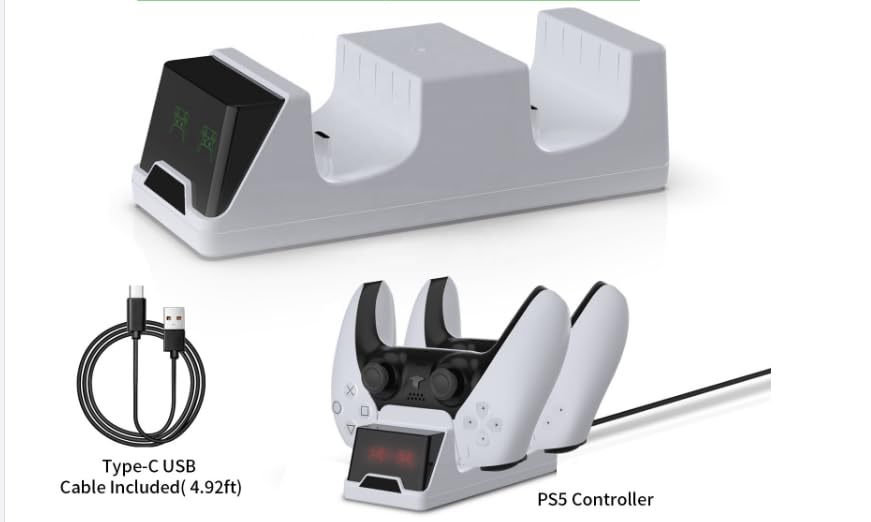 White 2TB Disc Edition PlayStation 5 Gaming Console with Dual-Controller Charger R423