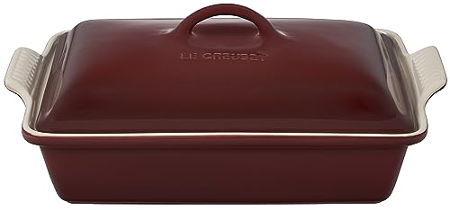 Stoneware Covered Rectangular Casserole, 4 qt. (12" x 9"), Rhone O421284
