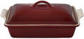 Stoneware Covered Rectangular Casserole, 4 qt. (12" x 9"), Rhone O421284