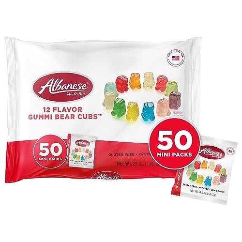 12 Flavor Gummi Bear Cubs, 5lbs Candy P1129