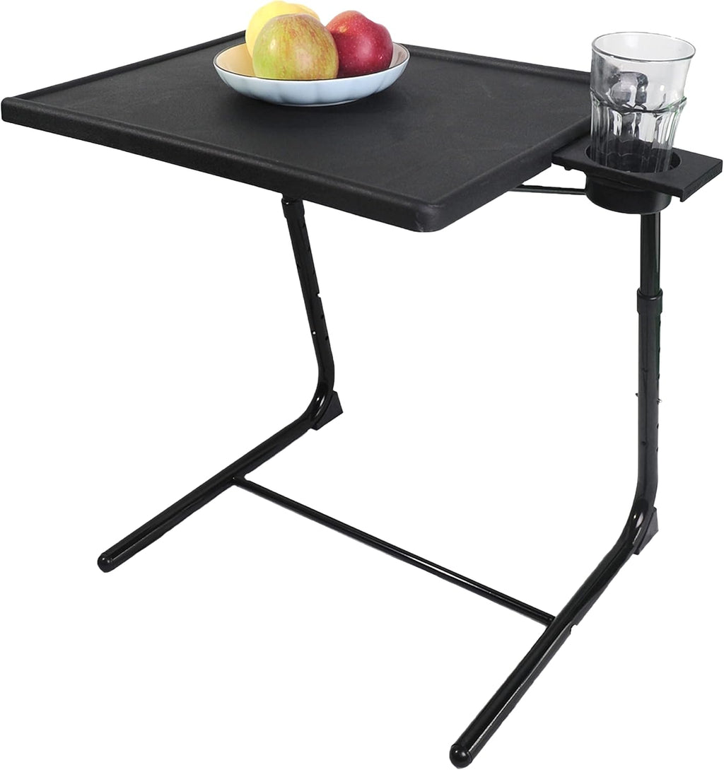 Adjustable Folding TV Tray Table with 6 Height Adjustments E981487
