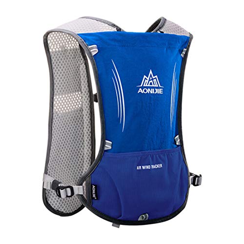 5L Outdoor Sport Camping Backpack Hydration Vest Pack with 500ml Soft Flask A666765