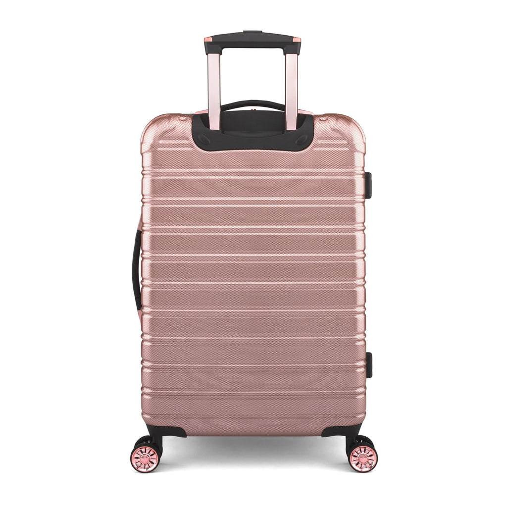 3 Piece Hardside Luggage Set, 20" Carry-on, 24" and 28" Checked, Rose Gold R1993