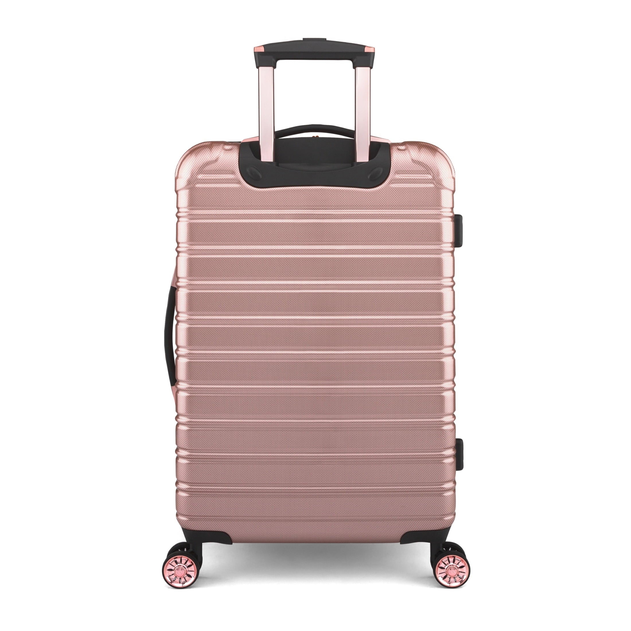 3 Piece Hardside Luggage Set, 20" Carry-on, 24" and 28" Checked, Rose Gold R1993