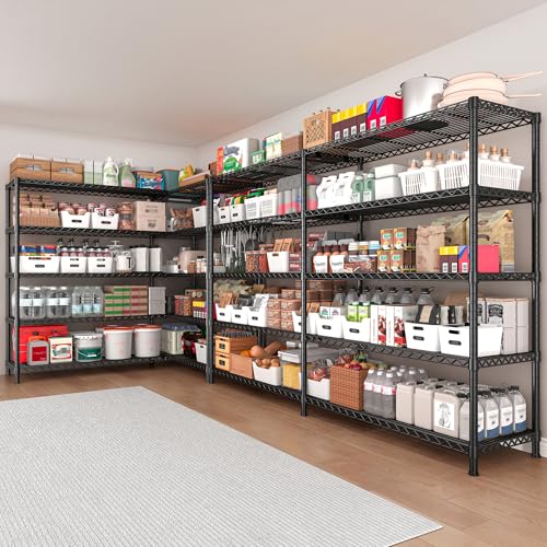 73''W 5-Tier Metal Wire Shelving Unit V102006