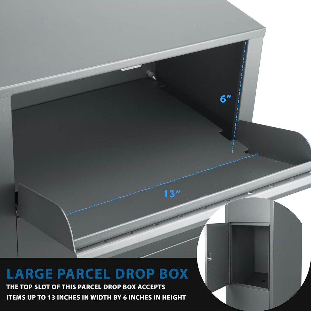 Steel Drop Box with Key Lock A565779