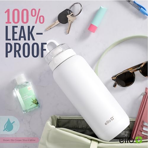 32oz Stainless Steel Water Bottle with Straw and Carry Handle W64741
