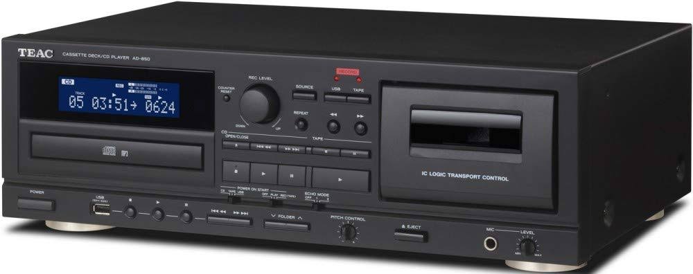 Cassette and CD Player with USB Recorder and Mic Input C147068