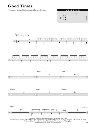 250 Easy-to-Use Drum Charts W7882