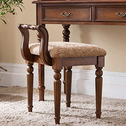 Vanity Stool Chair with Backrest W610