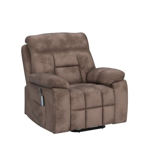 Camel Large Power Lift Recliner Chair with Massage and Heat B7749