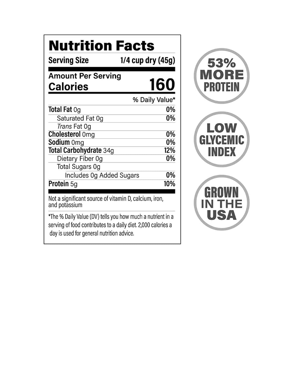High-Protein Long-Grain White Rice 5lb Bag S234