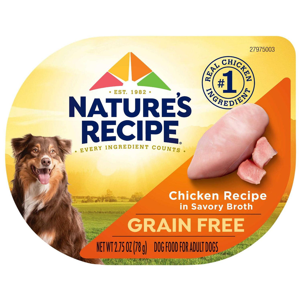 Grain Free Chicken Recipe Broth Wet Dog Food V876423
