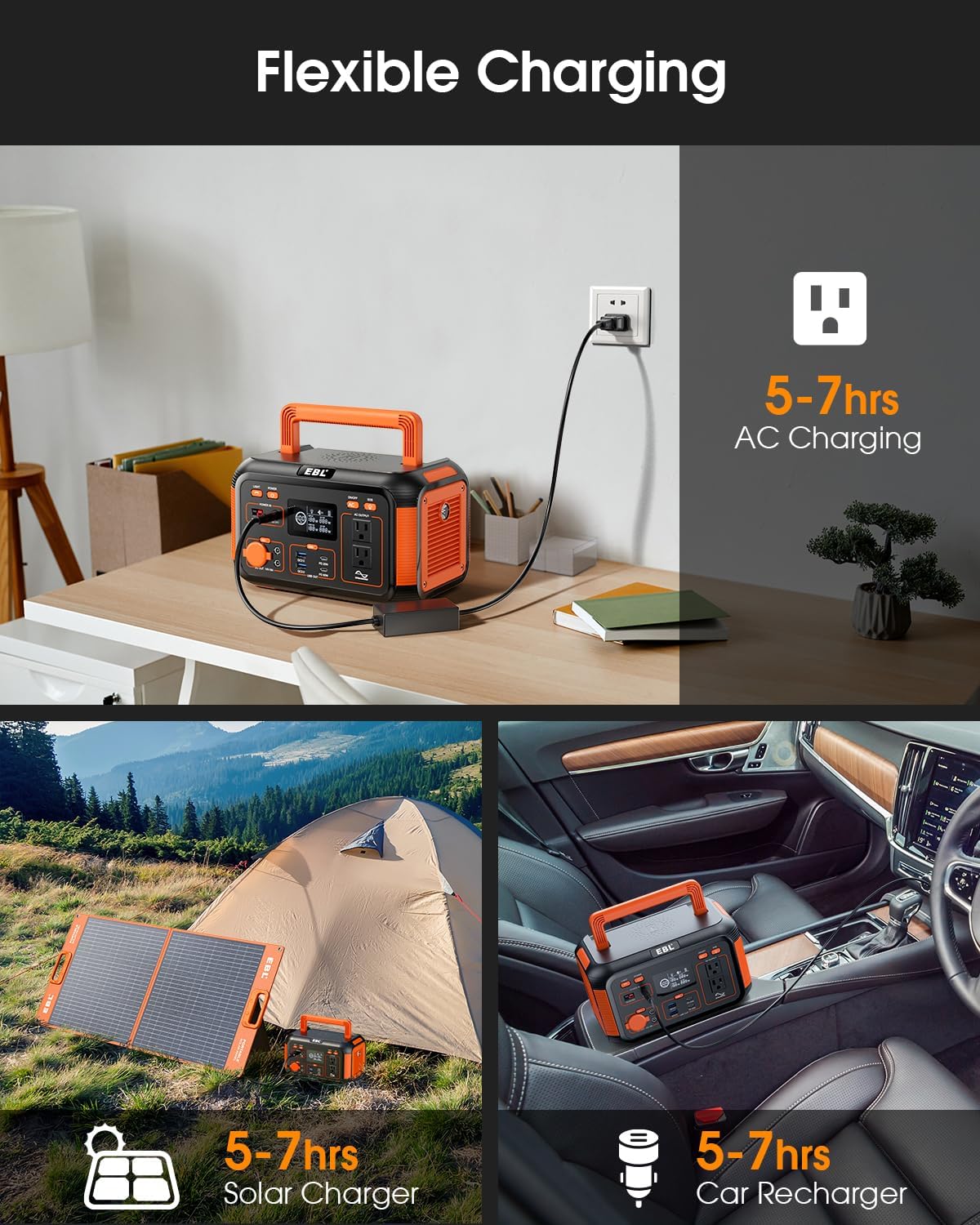 Portable Power Station 300W 269.36Wh Lithium Battery I72055