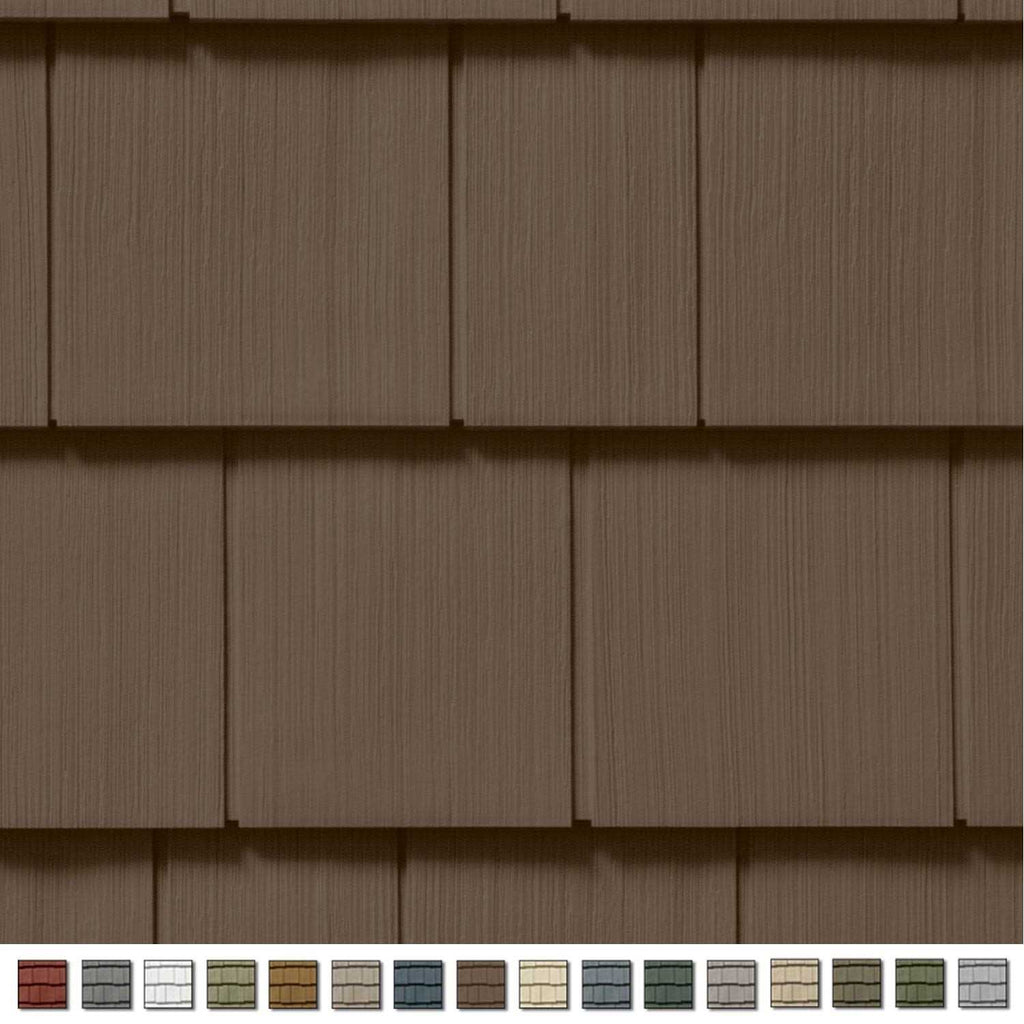 Double 7in. Straight Edge Shingles Siding Q37010