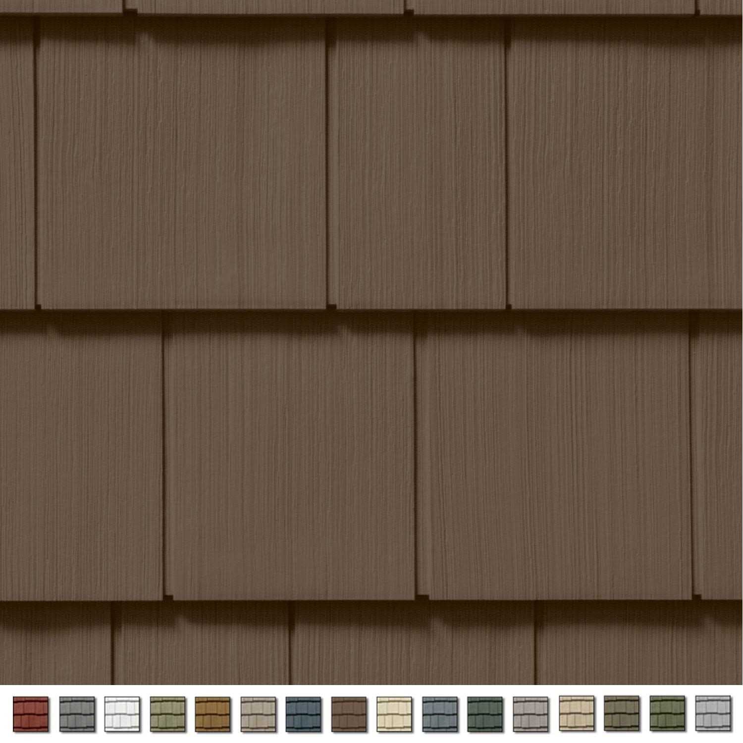 Double 7in. Straight Edge Shingles Siding Q37010