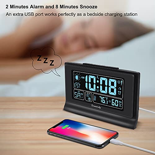 Auto Set Digital Alarm Clock with 5 Inch Large Display M238